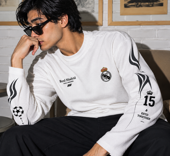 Real Madrid Hala Madrid Waffle Tee