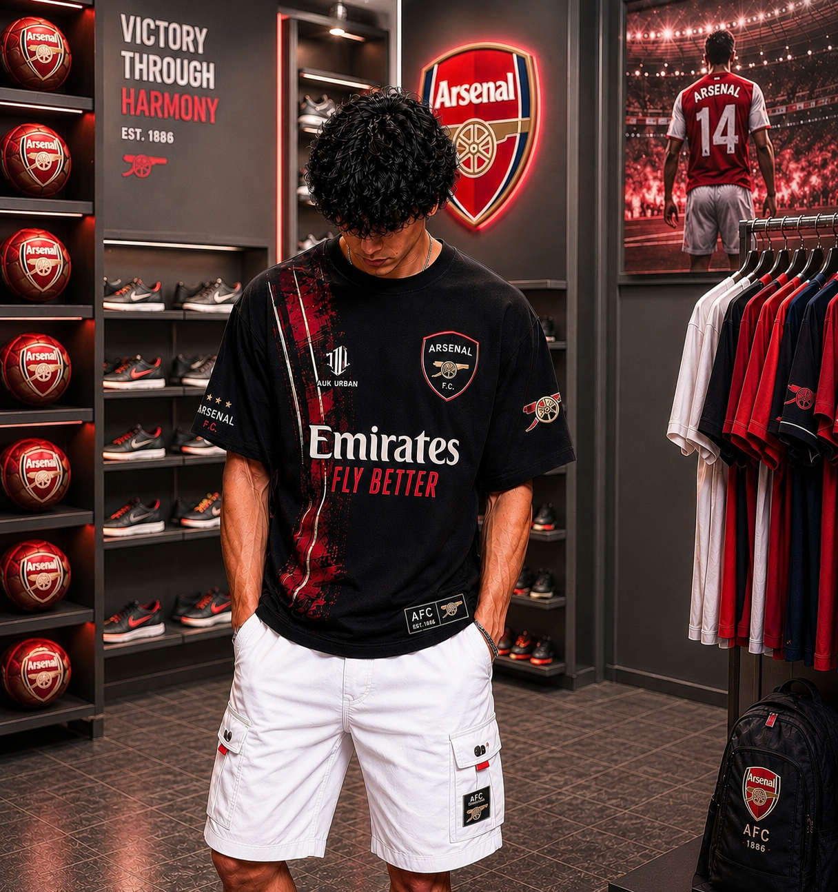 Arsenal FC 14 - Oversized T-Shirt