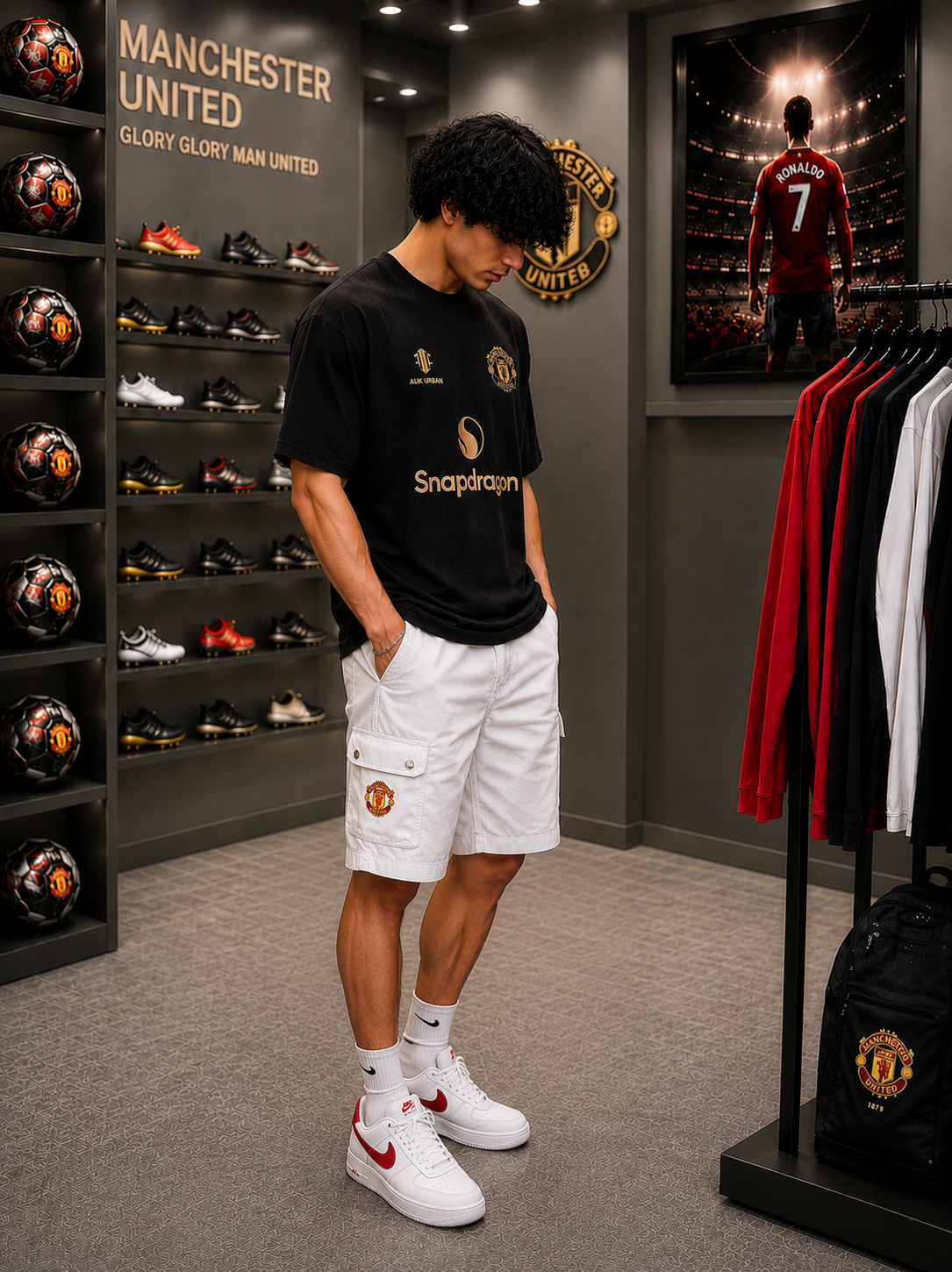 Ronaldo 7 Manchester United - Oversized T-Shirt &mdash; photo 1