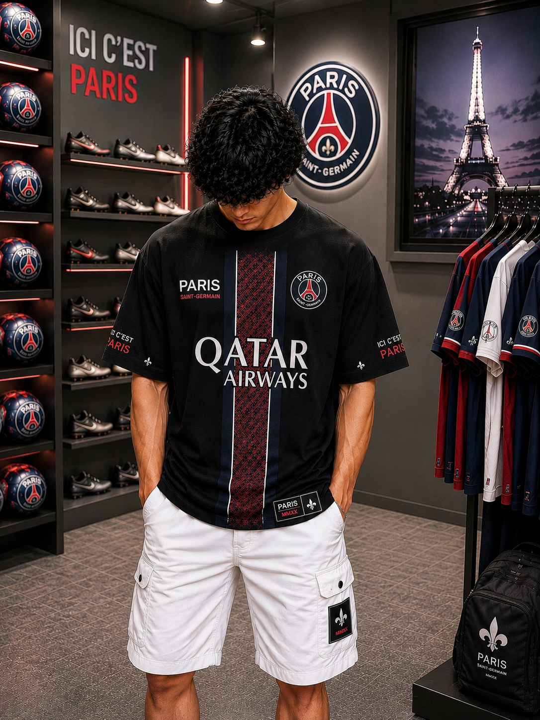 Paris Saint-Germain 10 - Oversized T-Shirt &mdash; photo 4