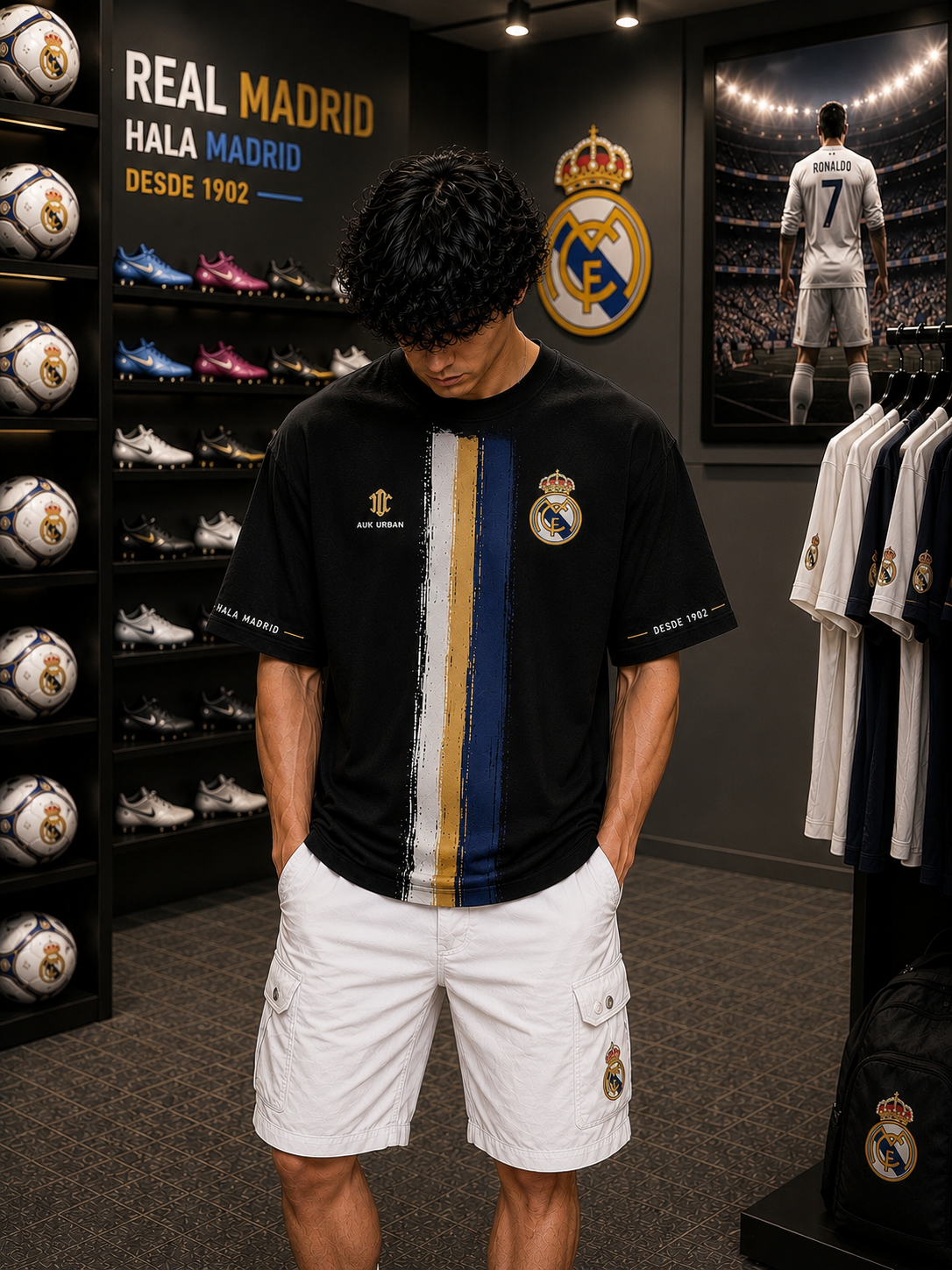 Real Madrid Ronaldo 10 - Oversized T-Shirt