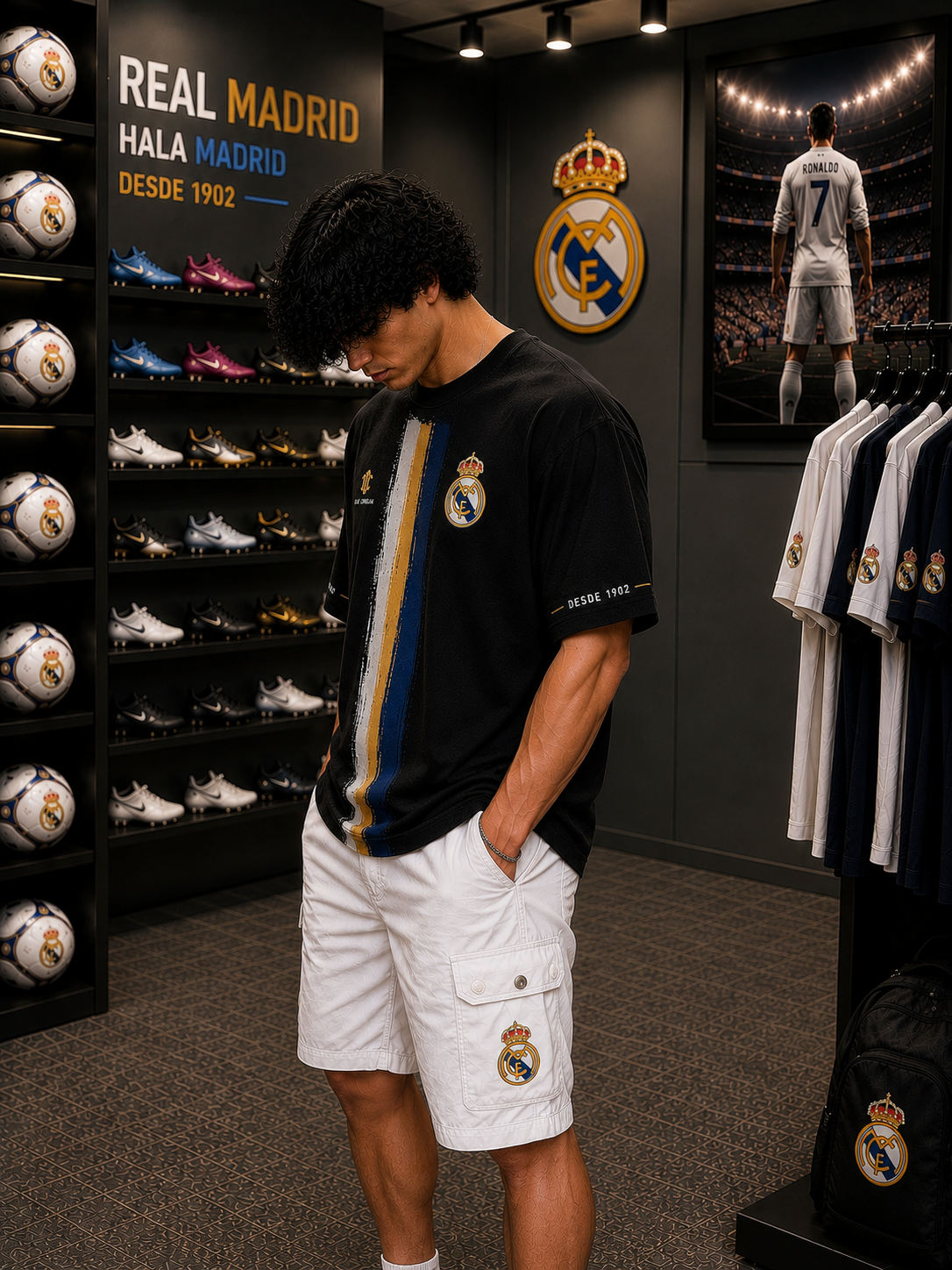 Real Madrid Ronaldo 10 - Oversized T-Shirt