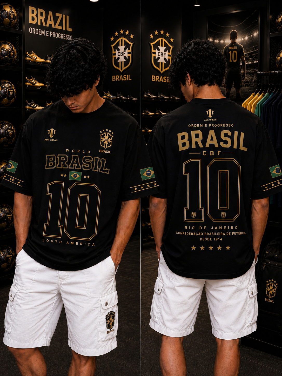 Brazil 10 - Oversized T-Shirt &mdash; photo 3