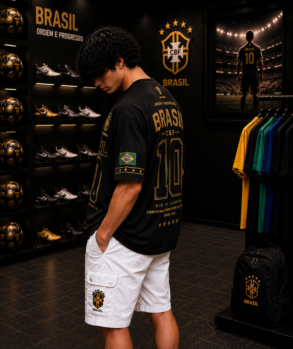 Brazil 10 - Oversized T-Shirt