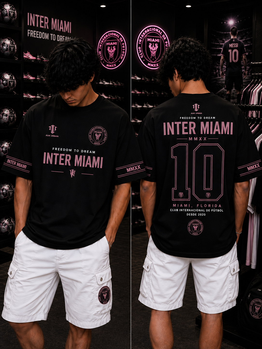Inter Miami Freedom To Dream - Oversized T-Shirt &mdash; photo 3