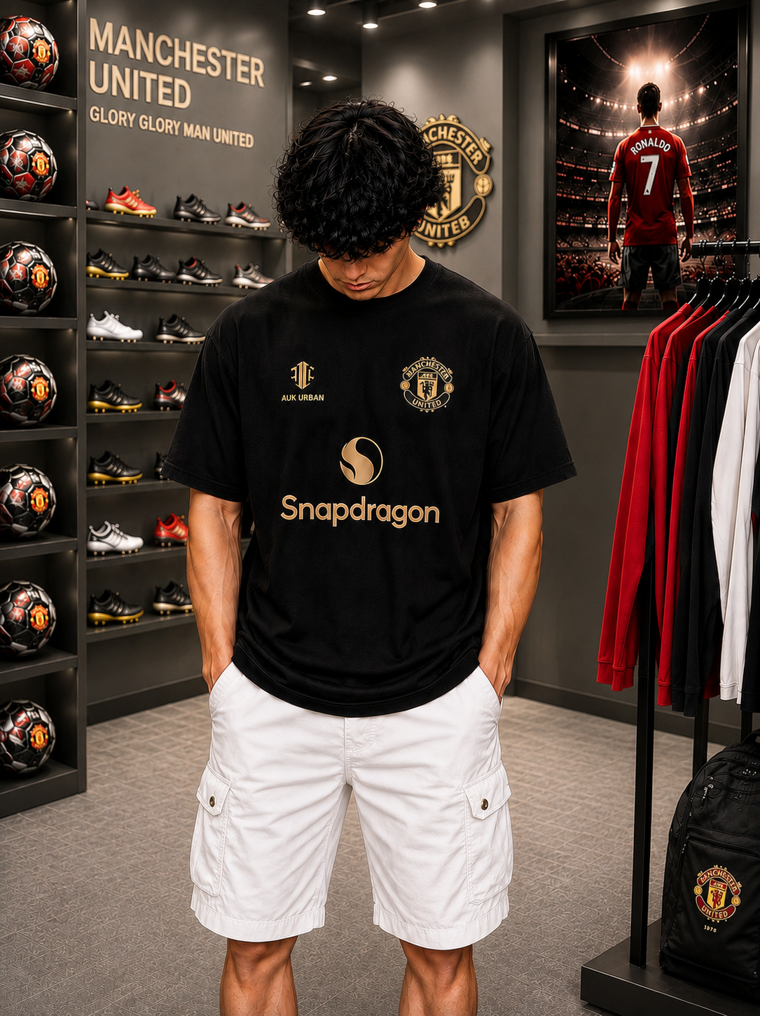 Ronaldo 7 Manchester United - Oversized T-Shirt &mdash; photo 4