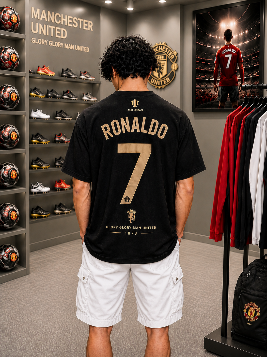 Ronaldo 7 Manchester United - Oversized T-Shirt &mdash; photo 3