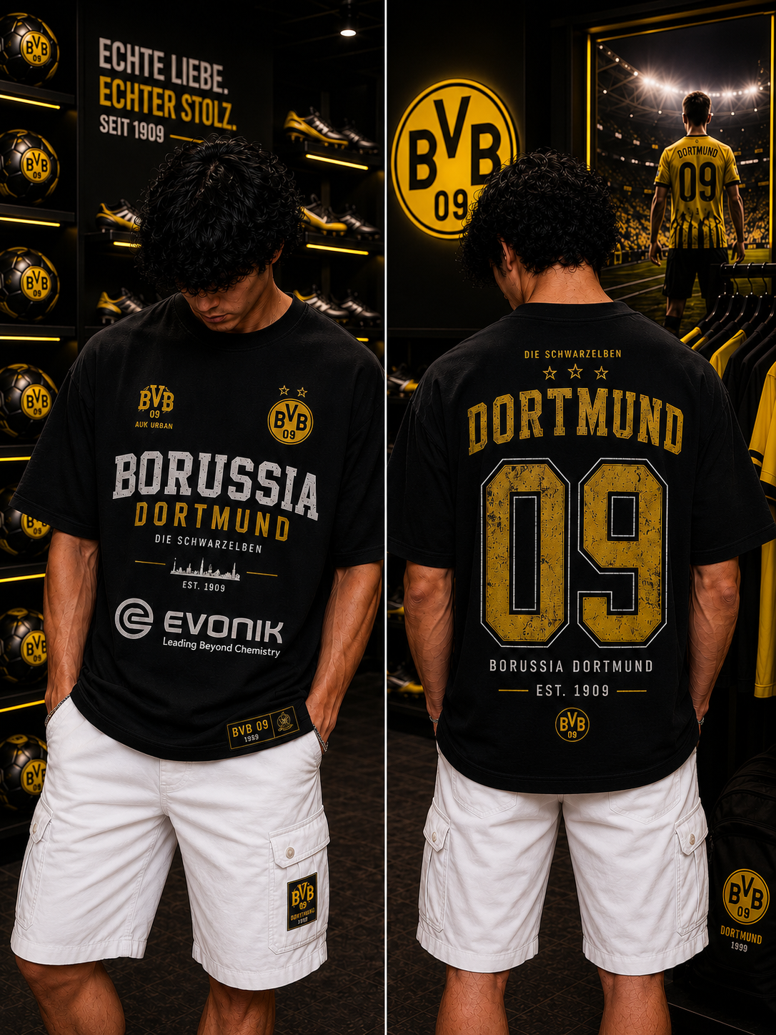 Borussia Dortmund 09 - Oversized T-Shirt