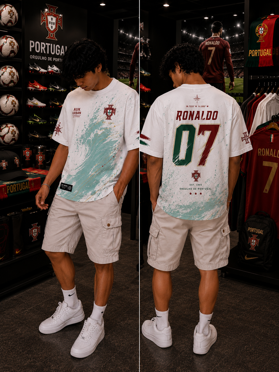 Portugal Ronaldo 07 - Oversized T-Shirt