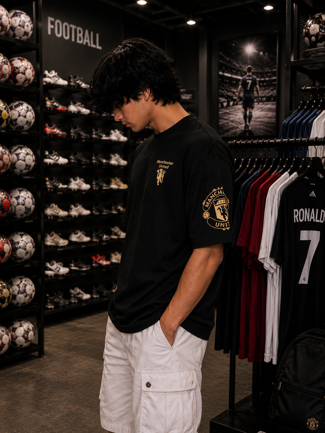 Manchester United Oversized Tee – Red Devils Streetwear Edition
