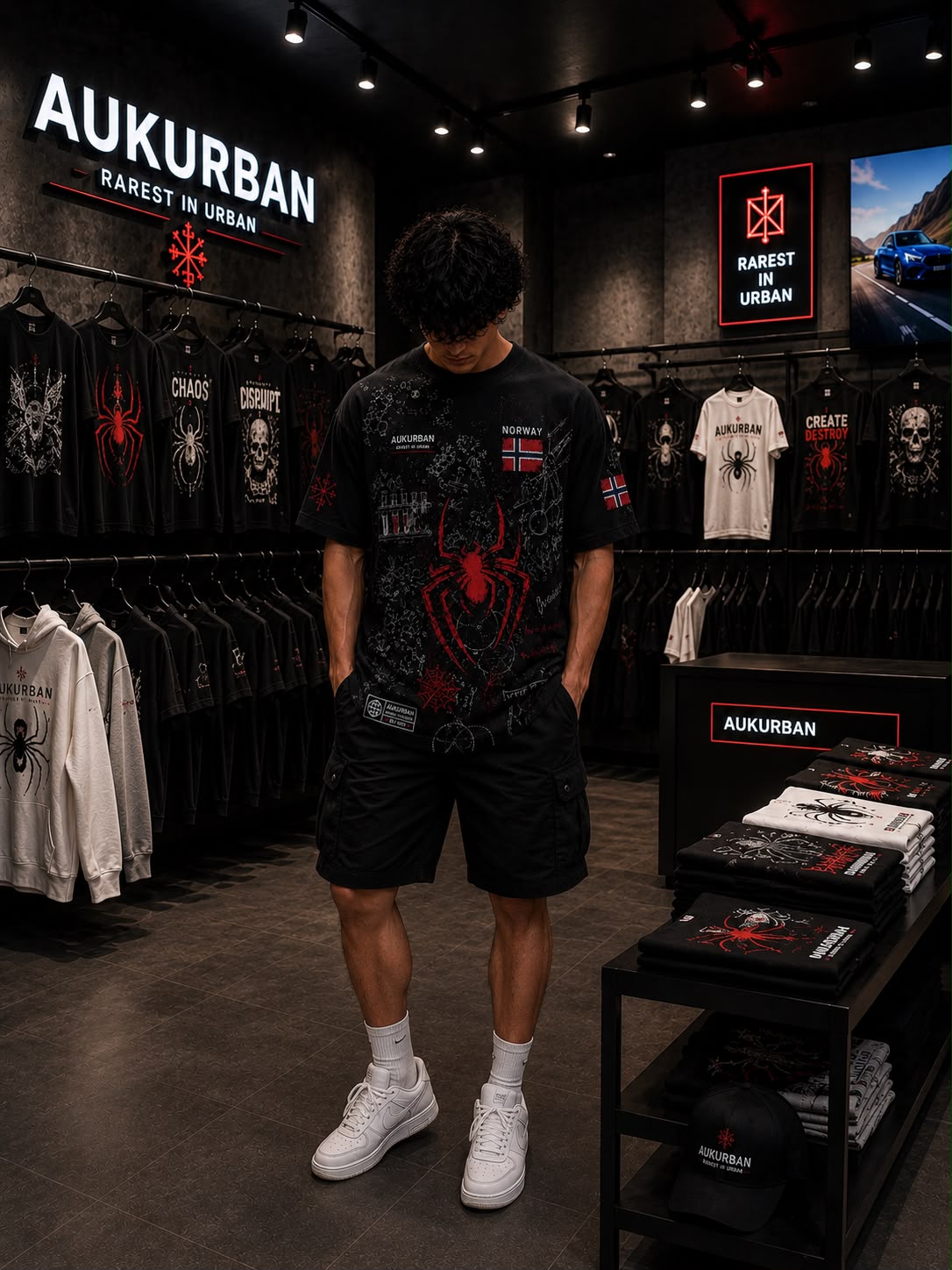 Haaland x Spider Oversized T-Shirt &mdash; photo 2