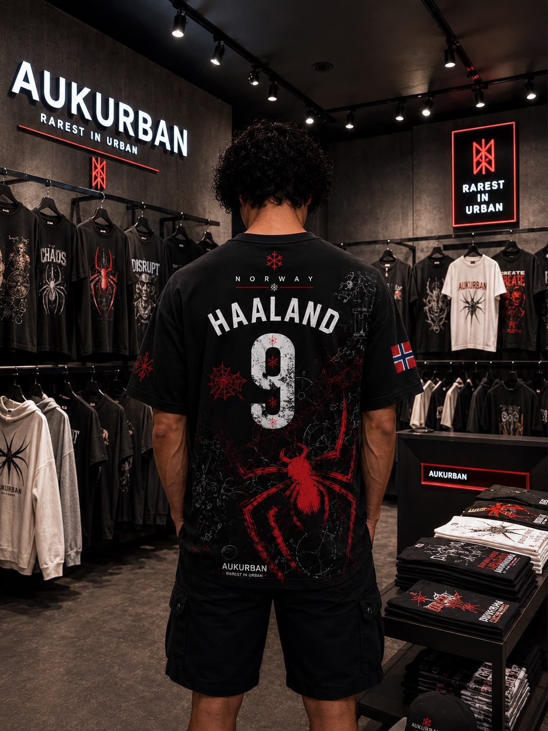 Haaland x Spider Oversized T-Shirt &mdash; photo 1