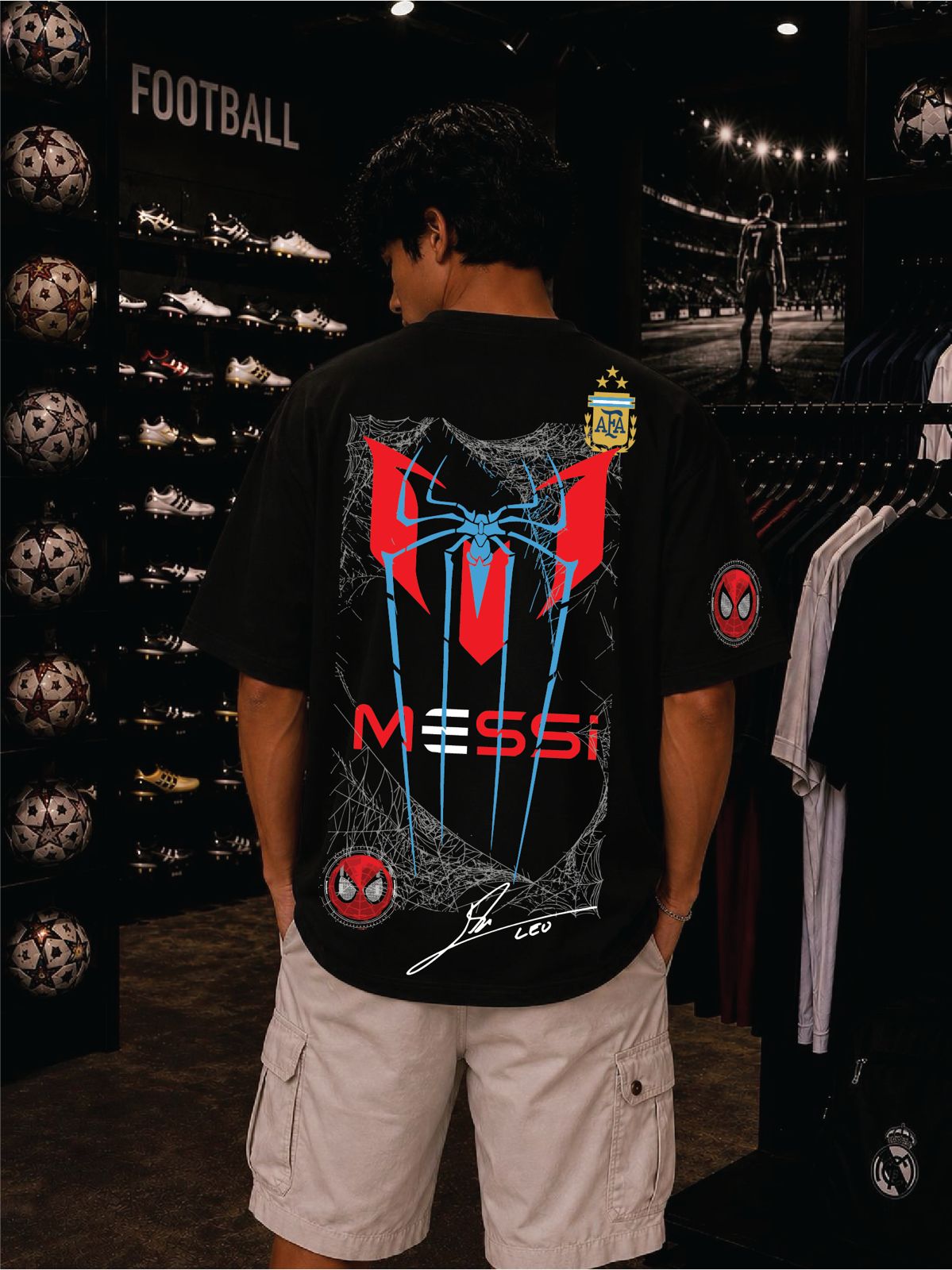 Messi x Spider Oversized T-Shirt &mdash; photo 1