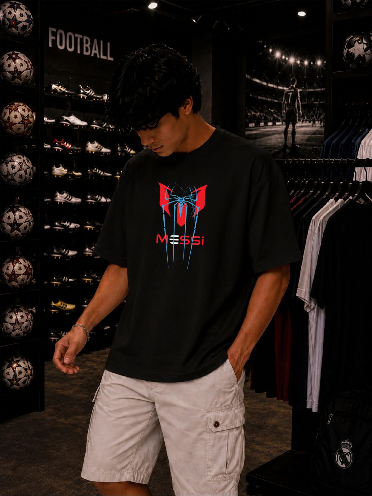 Messi x Spider Oversized T-Shirt &mdash; photo 2
