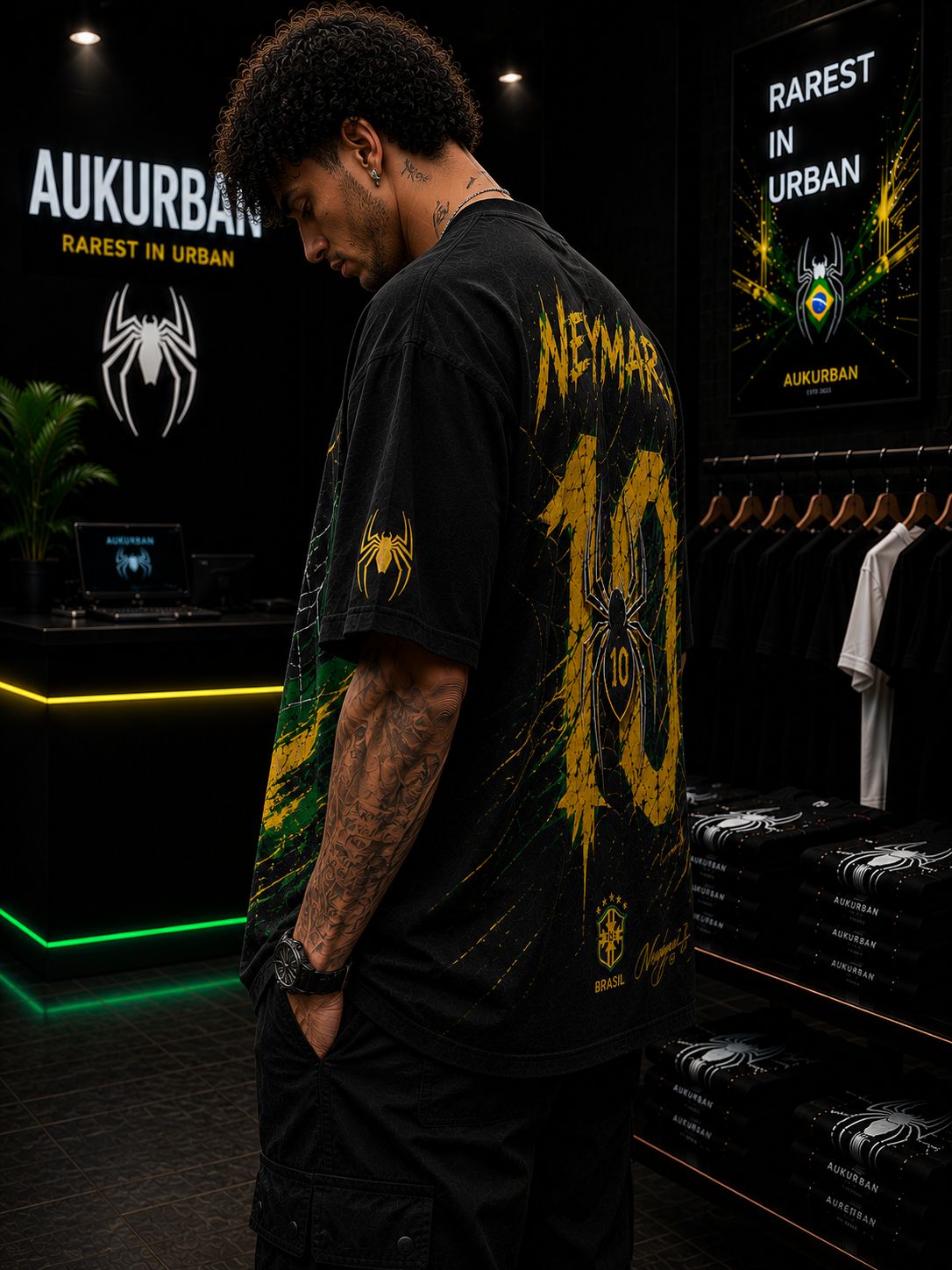 Neymar x Spider Oversized T-Shirt