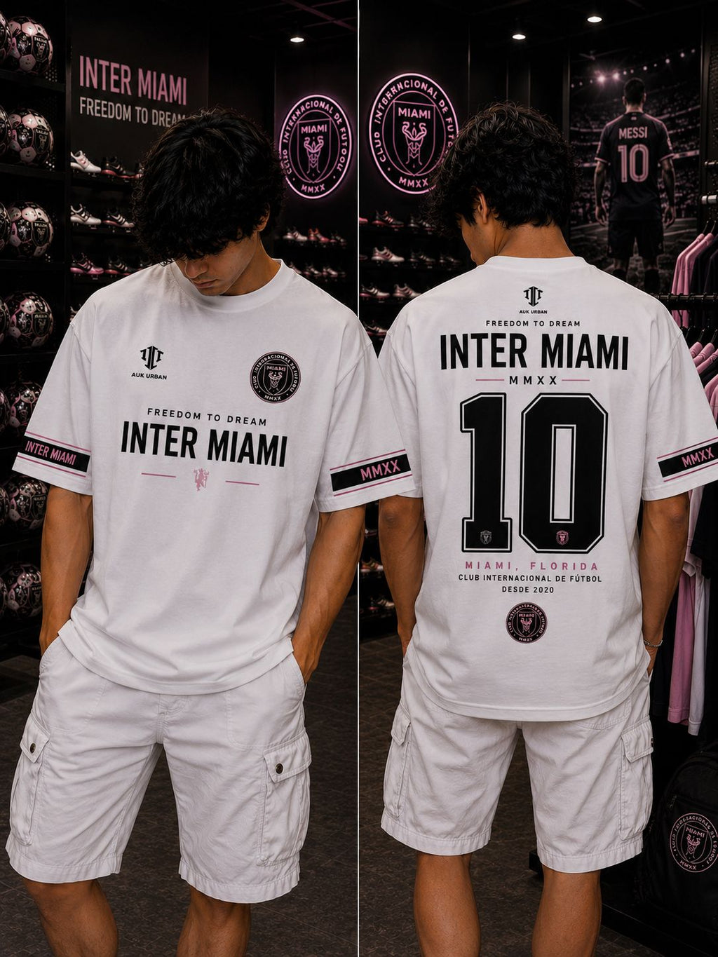 Inter Miami 10 - Oversized T-Shirt