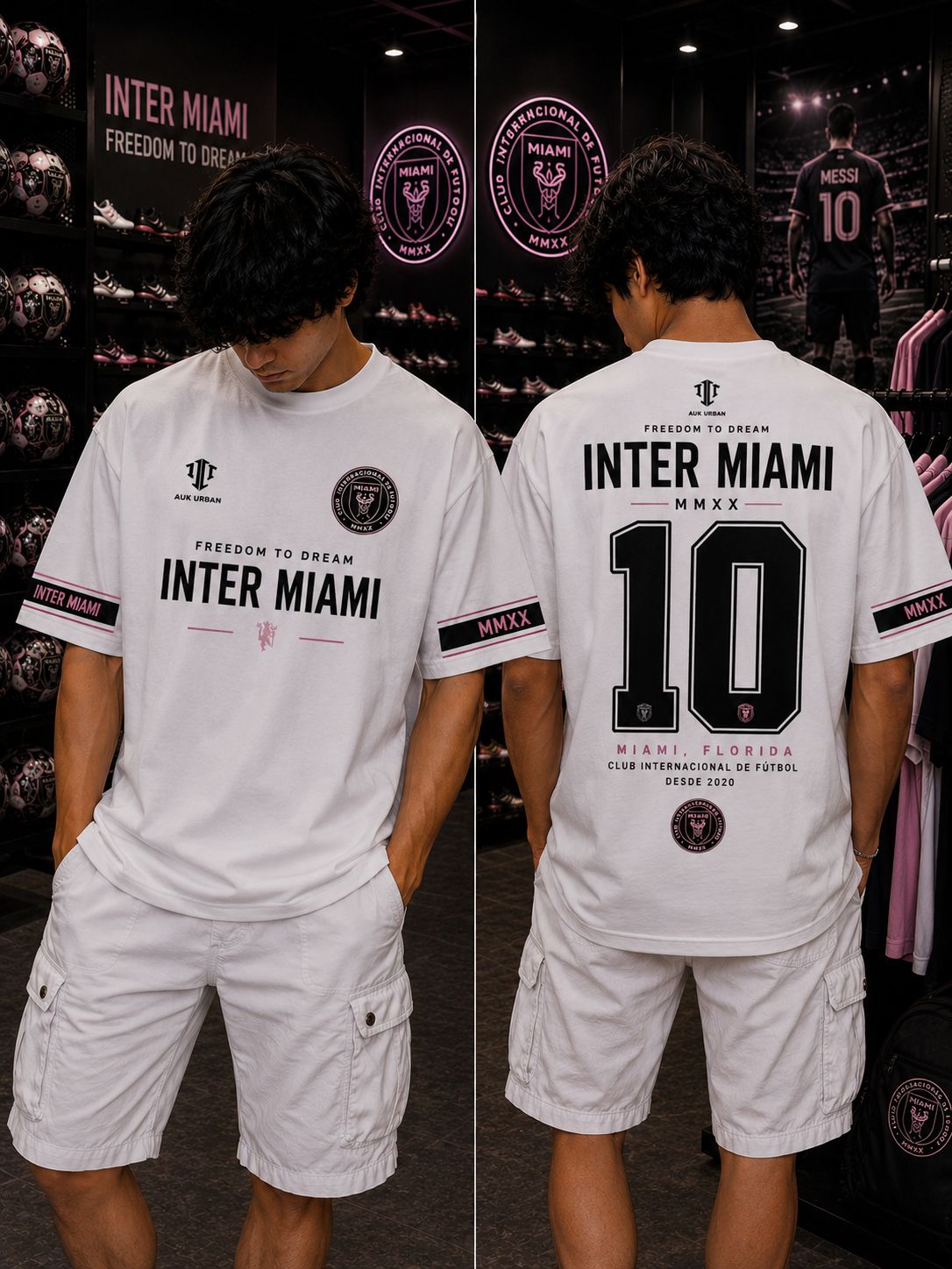 Inter Miami 10 - Oversized T-Shirt &mdash; photo 3