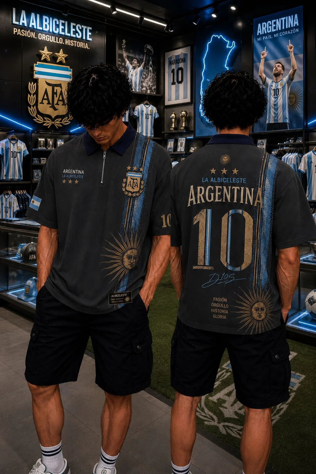 Argentina "La Albiceleste 10" Premium Oversized T-Shirt