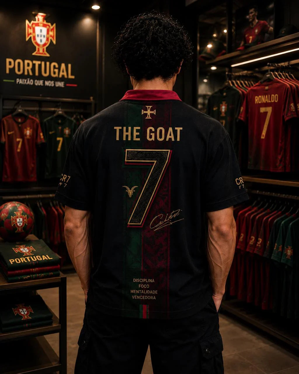 Portugal "The GOAT 7" Premium Oversized T-Shirt