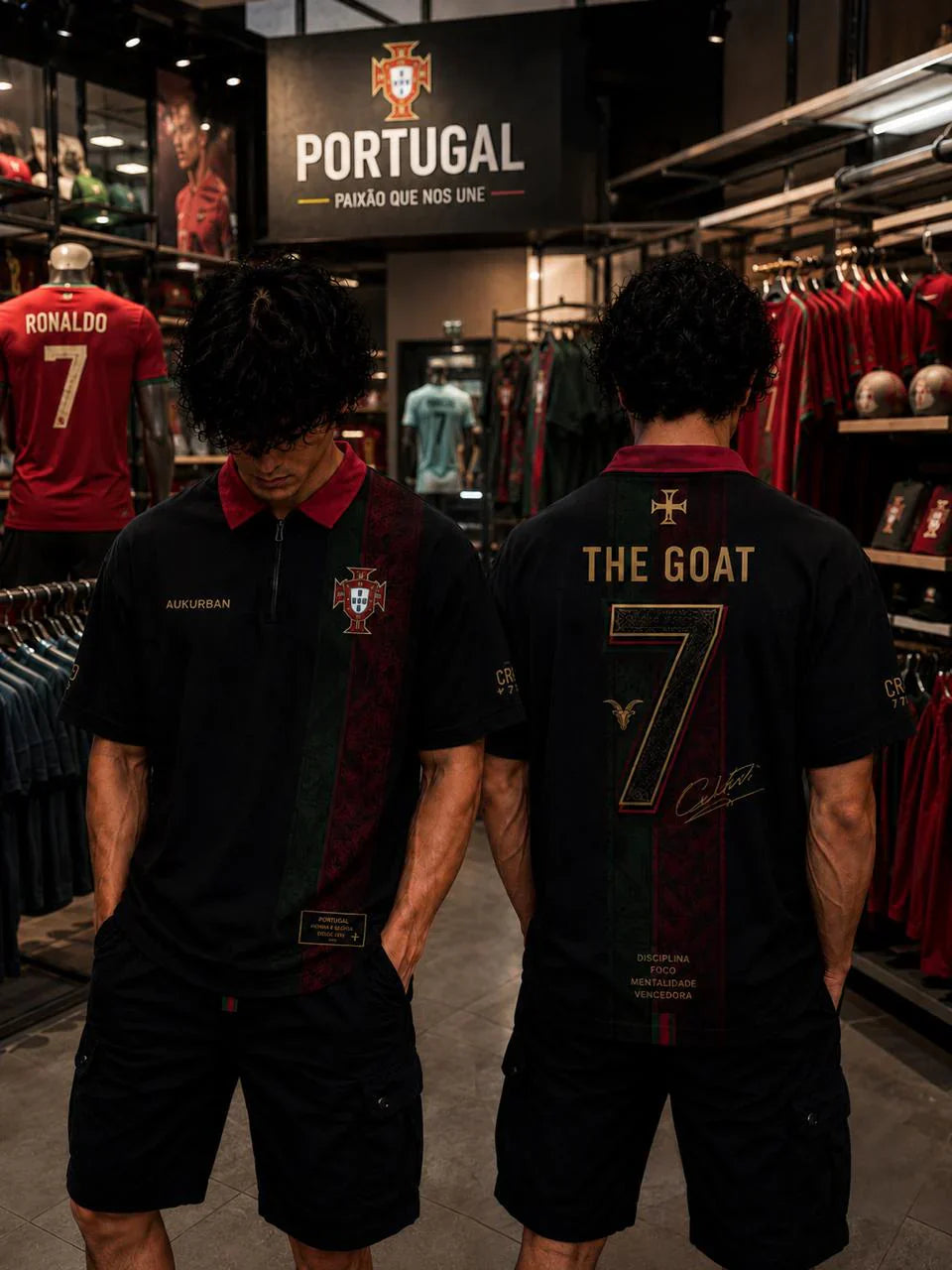 Portugal "The GOAT 7" Premium Oversized T-Shirt &mdash; photo 2