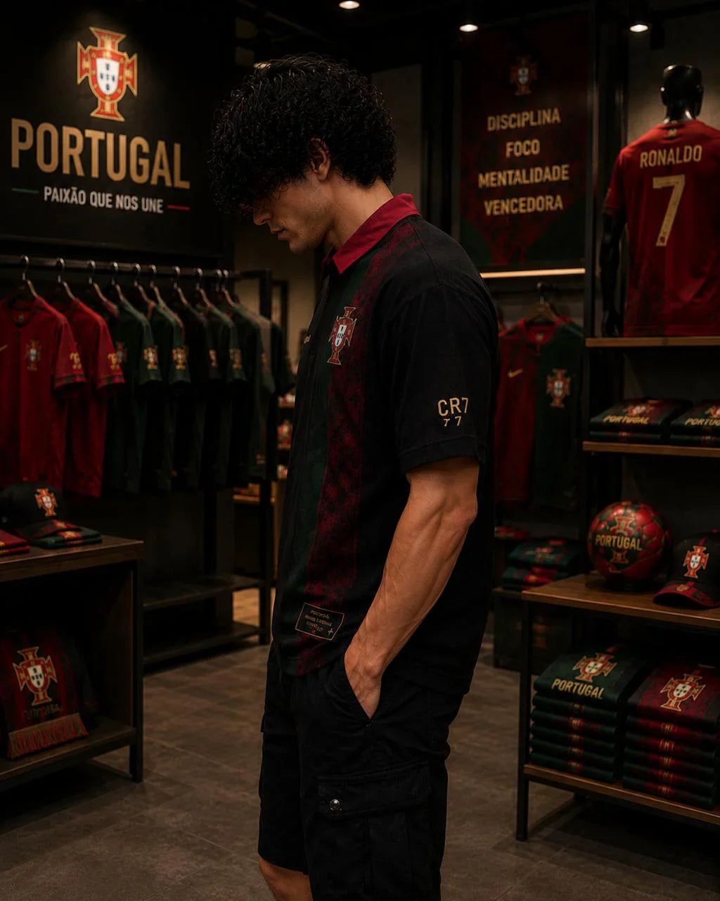 Portugal "The GOAT 7" Premium Oversized T-Shirt