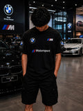 BMW M Series Oversized Black T-Shirt | Premium Motorsport Streetwear